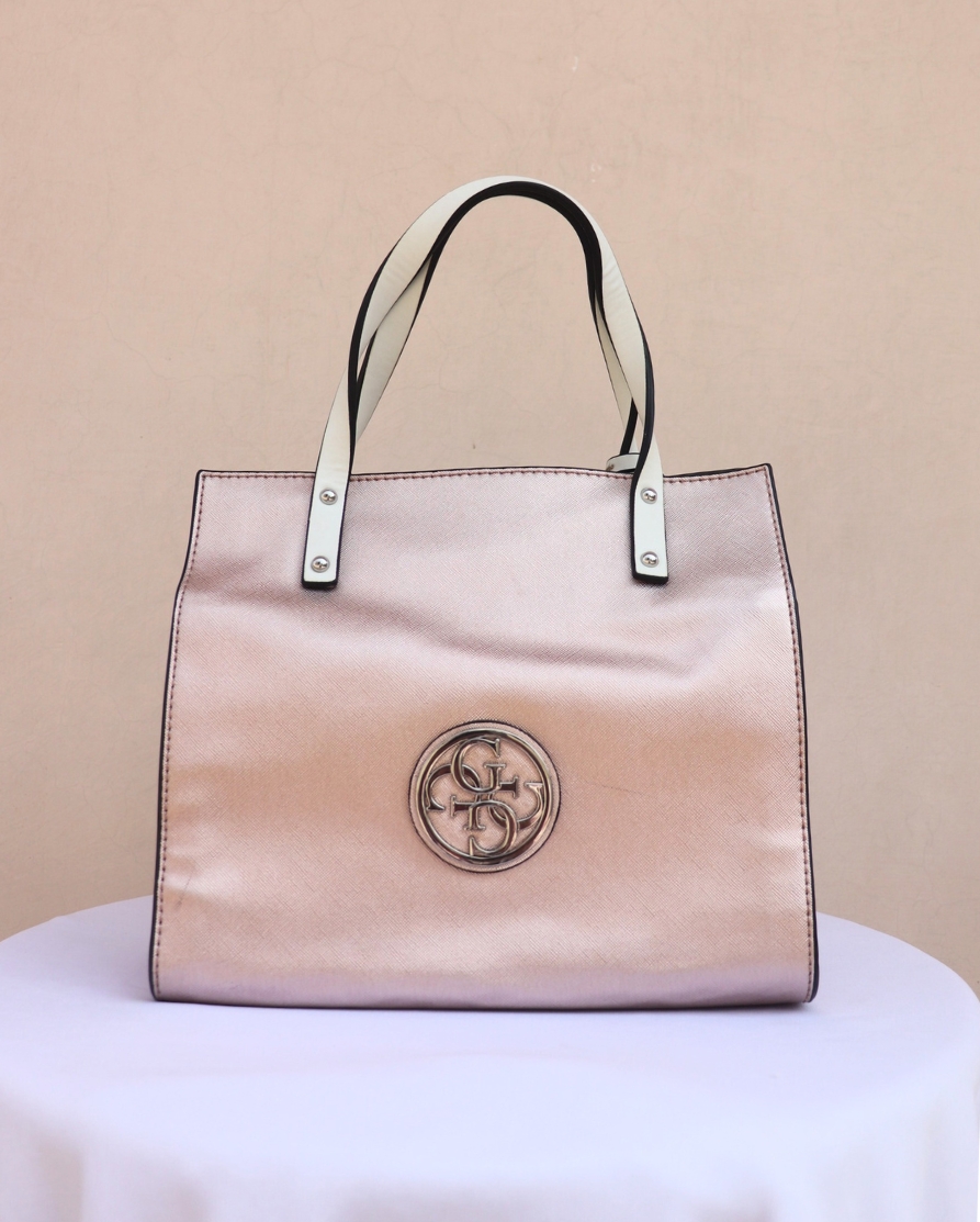 Guess rose gold outlet bag